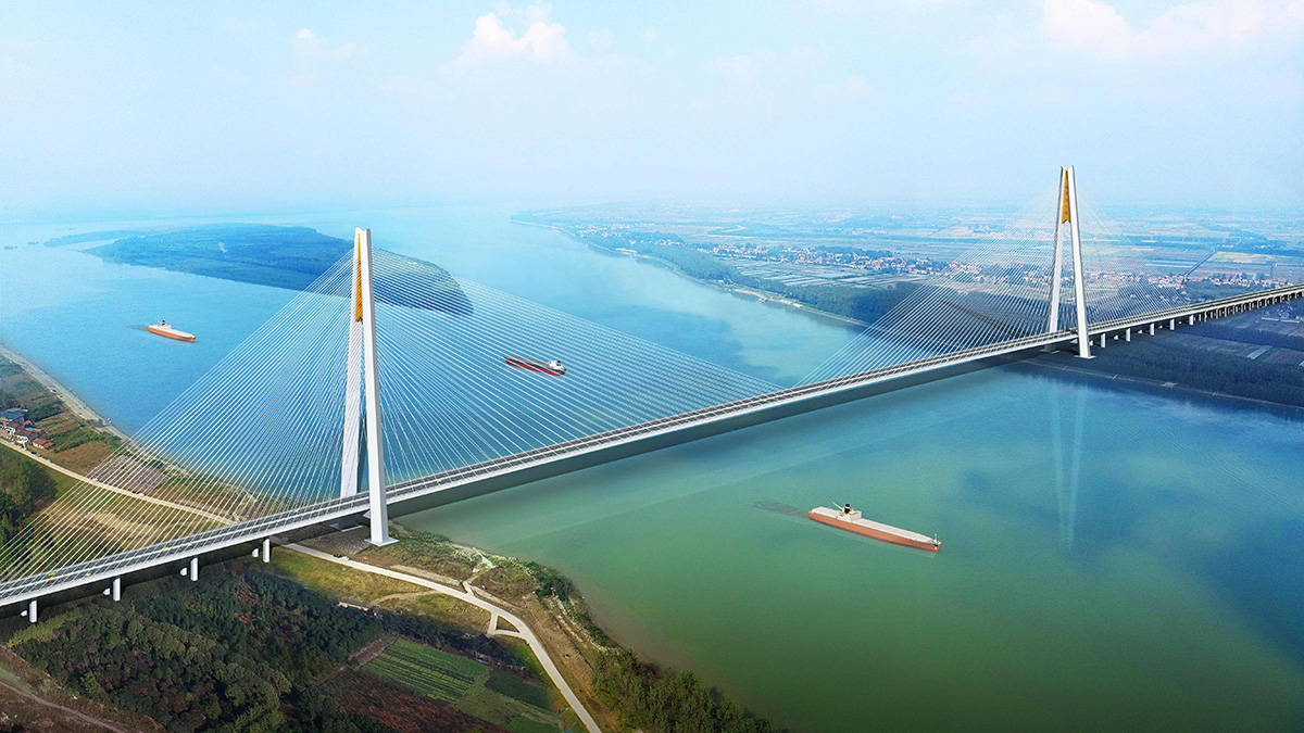 荊州觀音寺長(zhǎng)江大橋（在建）